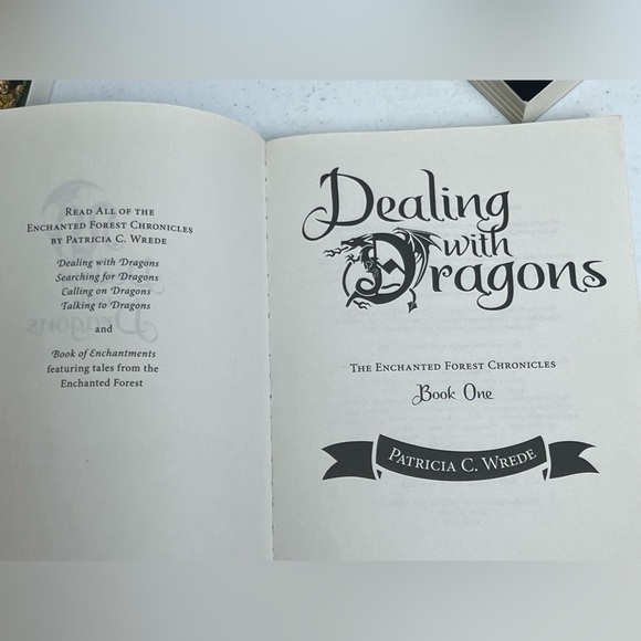 Enchanted Forest Chronicles Set Book 1,2,3,4 by Patricia C. Wrede Dragons PB - Picture 7 of 8